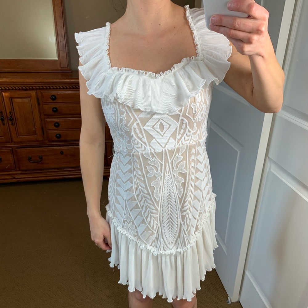 SAINTS SECRETS BRAND CREAM DRESS - SIZE S